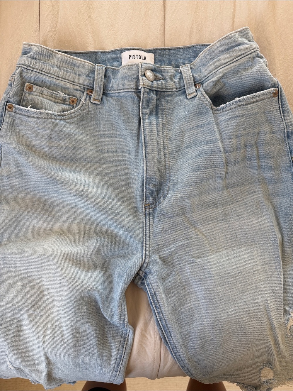pistola Light Wash Relaxed Fit Men's Jeans